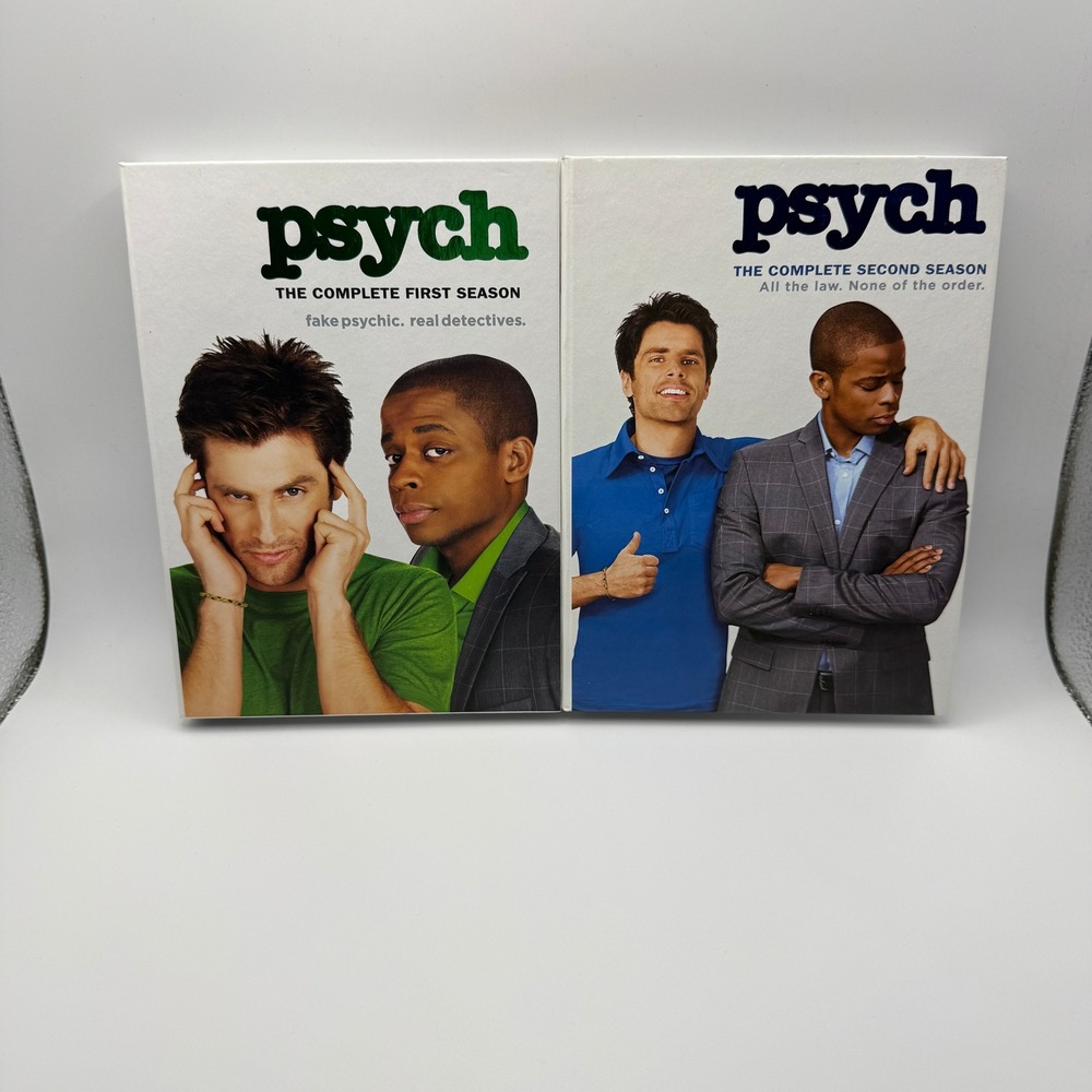 Psych The Complete First and Second Seasons DVD Set 1 & 2 TV Show Mystery Comedy